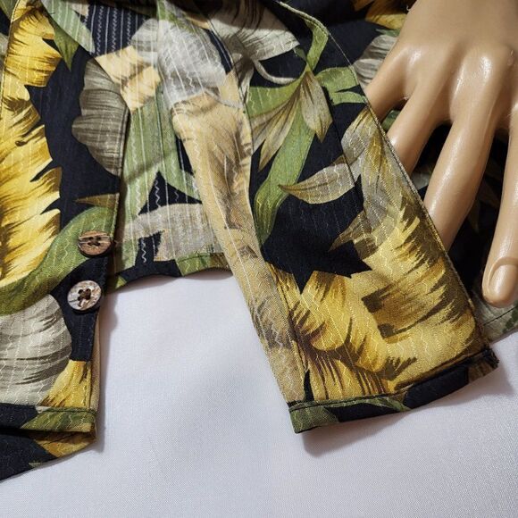 JA Banks Men's Traditional Fit Camp Shirt Size Large, Little Wear - Like New - Picture 6 of 8